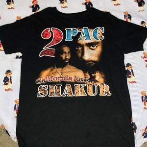 2pac Double Sided T Shirt Sz L